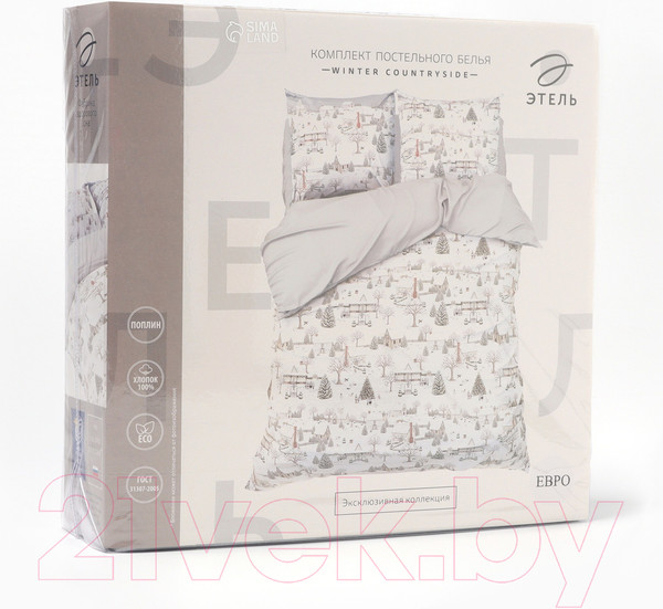 Изображение товара Комплект постельного белья Этель Winter Countryside 1.5сп / 10383313