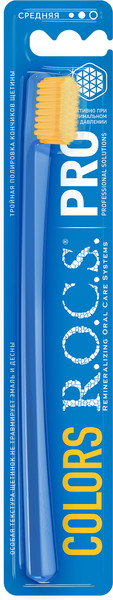 Изображение товара Зубная щетка R.O.C.S. Pro Colors средняя