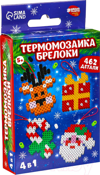 Изображение товара Развивающая игра Школа талантов Термомозаика. Новый год! Новогоднее настроение / 10378246