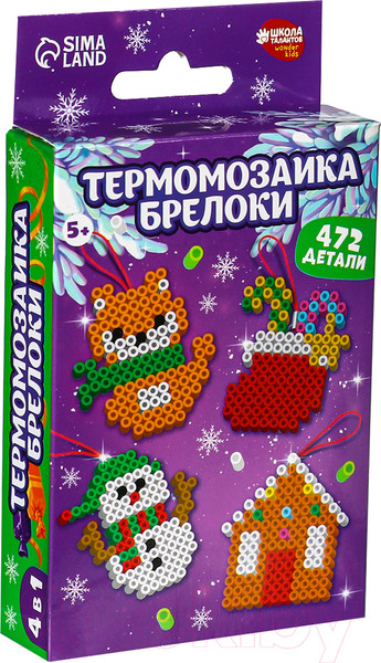 Изображение товара Развивающая игра Школа талантов Термомозаика. С Новым Годом! / 10378247