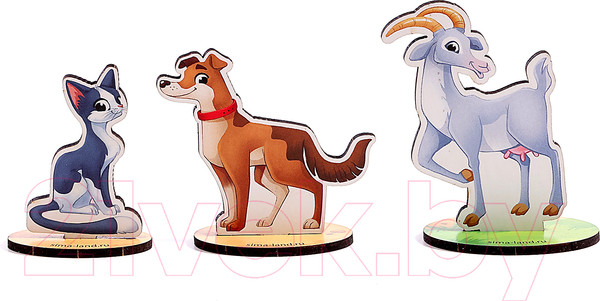 Изображение товара Развивающий игровой набор Лесная мастерская Ферма. Домашние животные / 10459012