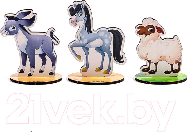 Изображение товара Развивающий игровой набор Лесная мастерская Ферма. Домашние животные / 10459012