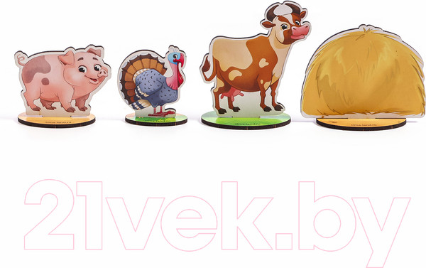 Изображение товара Развивающий игровой набор Лесная мастерская Ферма. Домашние животные / 10459012
