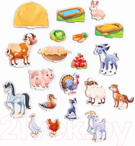 Изображение товара Развивающий игровой набор Лесная мастерская Ферма. Домашние животные / 10459012