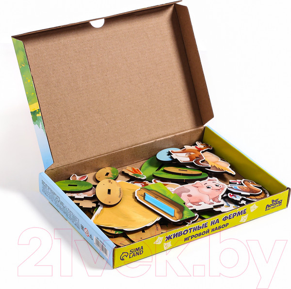 Изображение товара Развивающий игровой набор Лесная мастерская Ферма. Домашние животные / 10459012