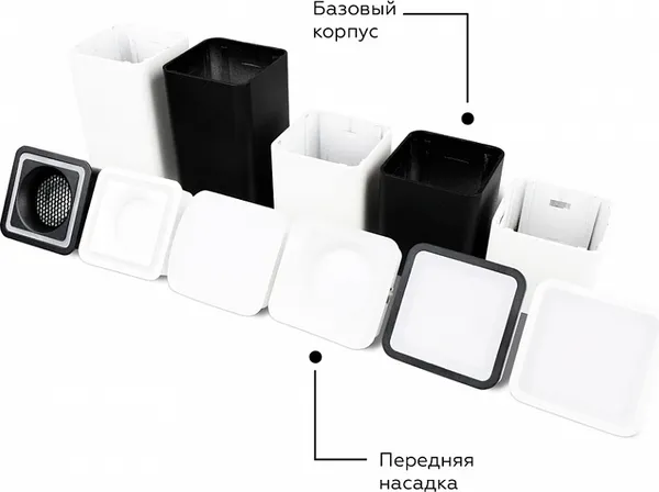 Изображение товара Рамка для точечного светильника Ambrella N7716 SBK (черный песок)