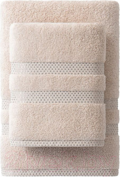 Изображение товара Полотенце Verossa Charme 50x90 (светло-бежевый)