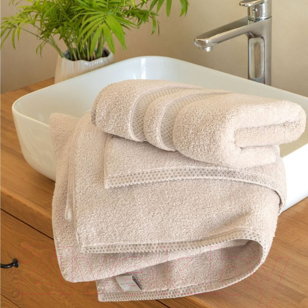 Изображение товара Полотенце Verossa Charme 70x140 (светло-бежевый)