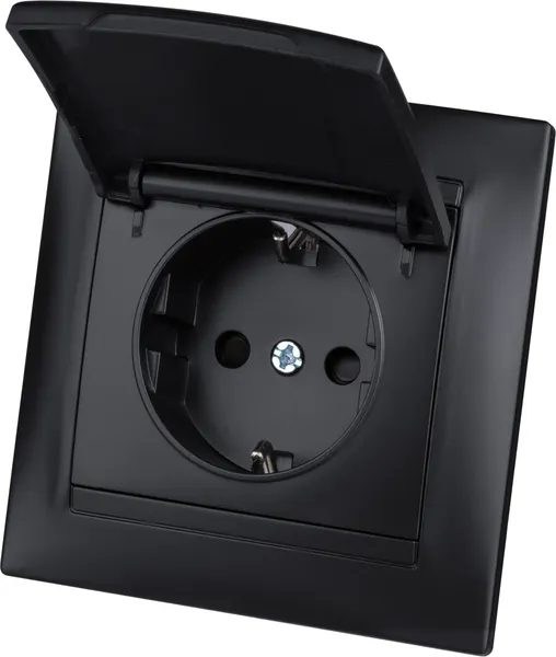 Изображение товара Розетка TDM Лама SQ1815-0614 (графит)