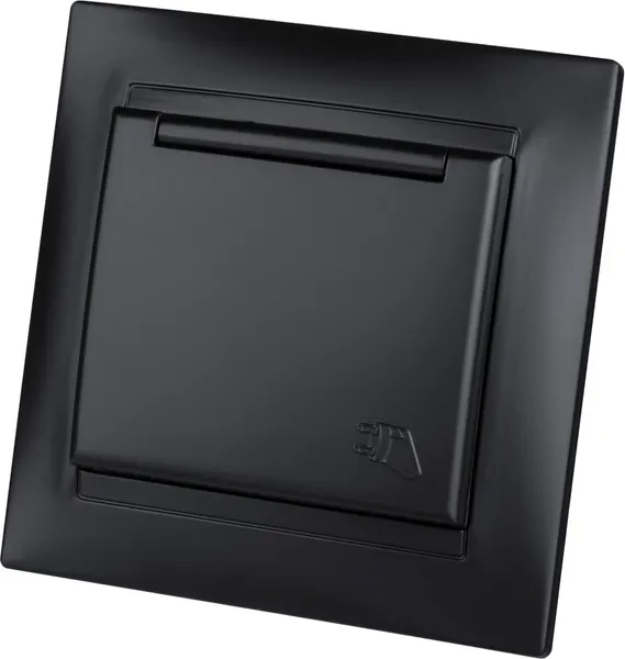 Изображение товара Розетка TDM Лама SQ1815-0614 (графит)