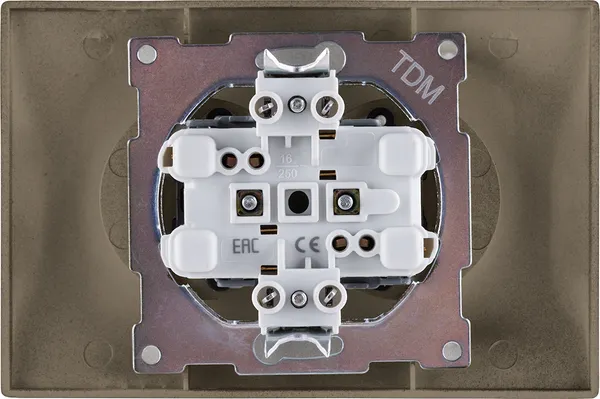 Изображение товара Розетка TDM Лама SQ1815-0712 (бронза)