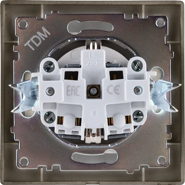 Изображение товара Розетка TDM Лама SQ1815-0711 (бронза)