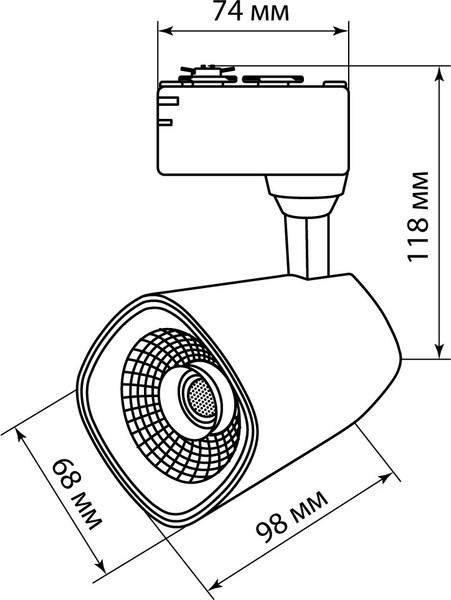 Изображение товара Трековый светильник TDM SQ0369-0014