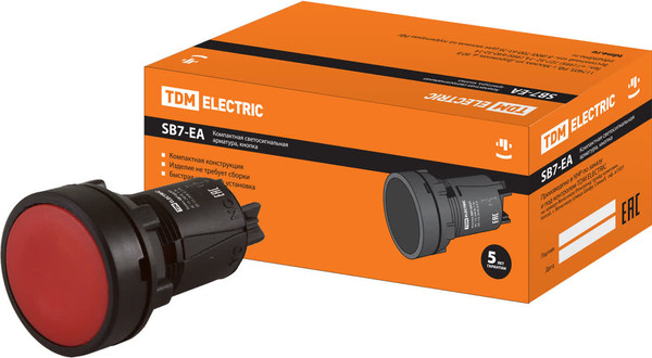 Изображение товара Кнопка для пульта TDM SQ0746-0019 (красный)