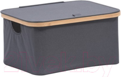 Изображение товара Корзина для белья Smart Solutions Neat Low SS0000155 (серый)