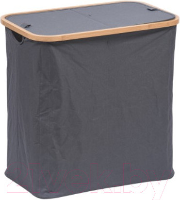 Изображение товара Корзина для белья Smart Solutions Neat Twin SS0000146 (серый)