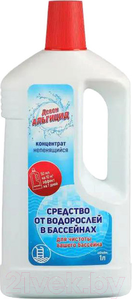 Изображение товара Средство для очистки бассейна Девон Коагулянт от мутности воды в бассейнах (1л)