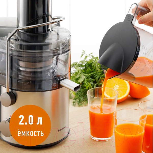 Изображение товара Соковыжималка электрическая Panasonic MJ-CB600STQ