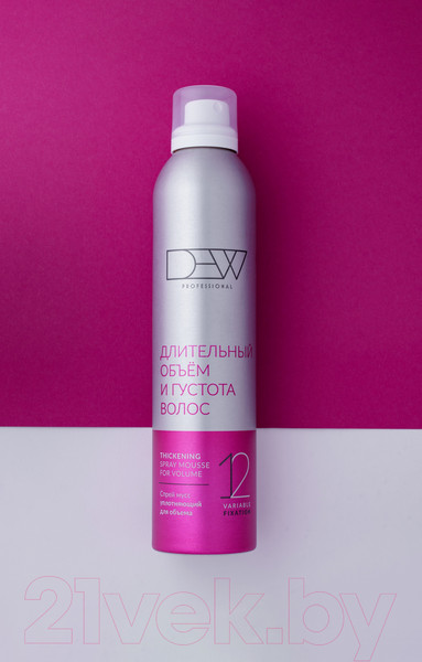Изображение товара Спрей для укладки волос Dew Professional Thickening Spray Mousse For Volume (300мл)