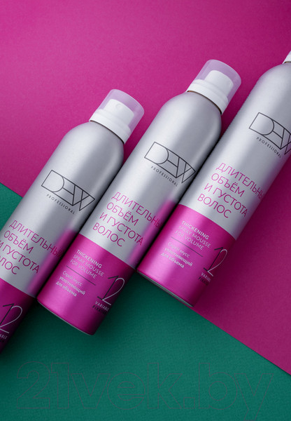 Изображение товара Спрей для укладки волос Dew Professional Thickening Spray Mousse For Volume (300мл)