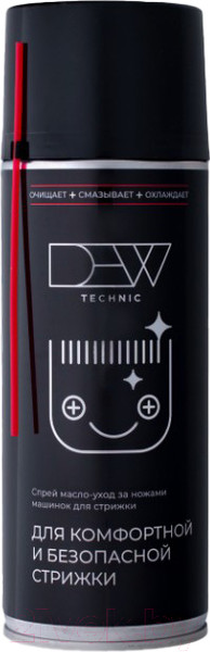 Изображение товара Средство по уходу за машинкой для стрижки волос Dew Professional Technic масло-уход за ножами (520мл)