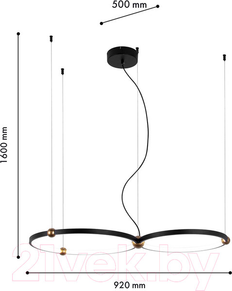 Изображение товара Потолочный светильник FAVOURITE 4569-2P