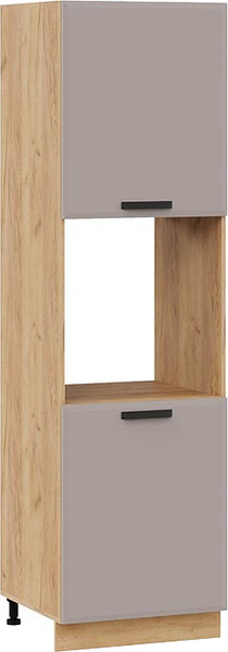 Изображение товара Шкаф-пенал кухонный ТриЯ Тиана 1П6 (дуб крафт золотой/мокко супермат)