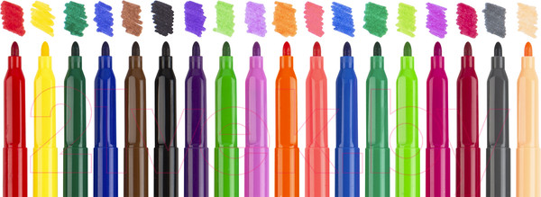 Изображение товара Фломастеры Lorex Kids / LXKFPCL-18 (18цв)