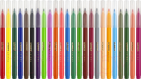 Изображение товара Фломастеры Lorex Kids / LXKFPCL-24 (24цв)