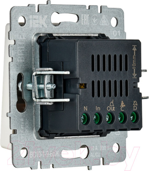 Изображение товара Кнопка звонка IEK Brite BR-V14-2-10-K36 (жемчуг)