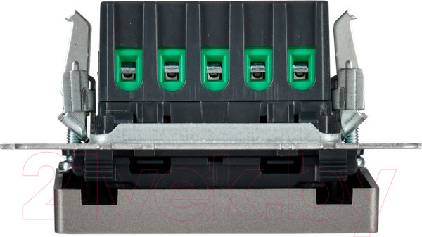 Изображение товара Кнопка звонка IEK Brite BR-V14-2-10-K46 (сталь)
