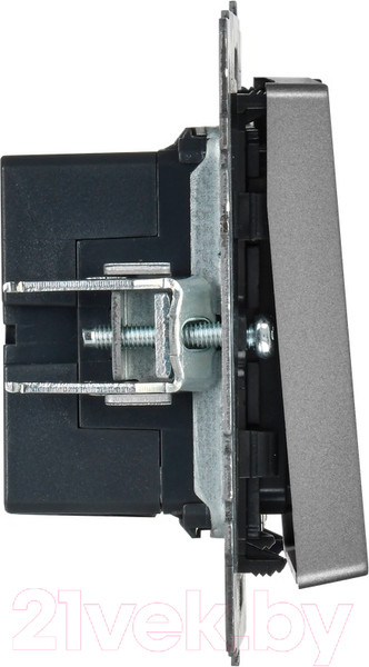 Изображение товара Кнопка звонка IEK Brite BR-V14-2-10-K46 (сталь)