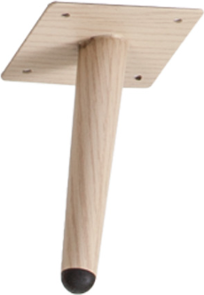 Изображение товара Опора мебельная AKS Конусная 150 наклонная (дерево)