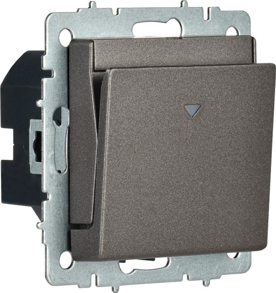 Изображение товара Выключатель IEK Brite BR-V11-0-10-K45 (темная бронза)