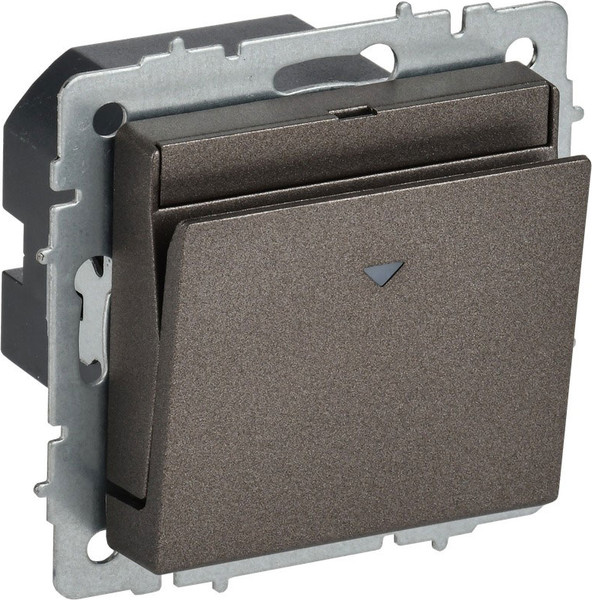 Изображение товара Выключатель IEK Brite BR-V11-0-10-K45 (темная бронза)