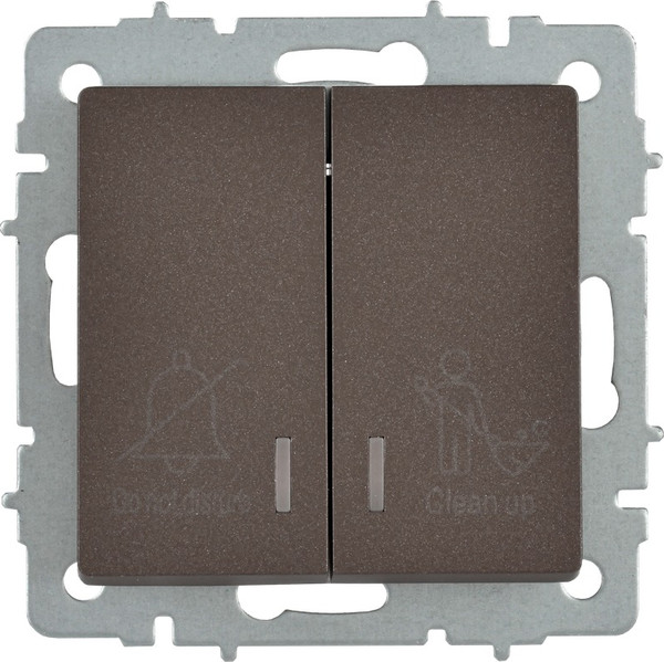 Изображение товара Выключатель IEK Brite BR-V20-2-10-K45 (темная бронза)