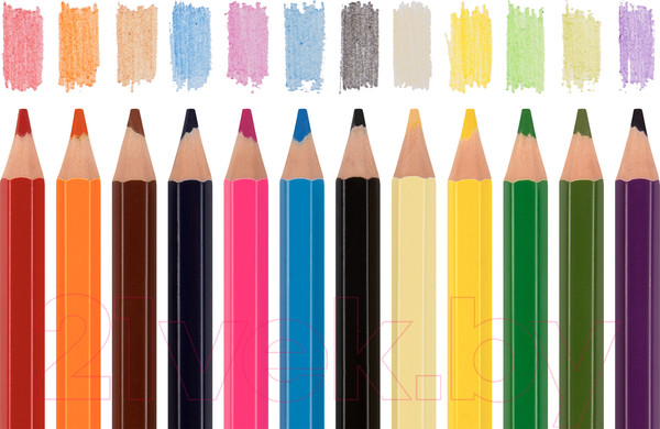 Изображение товара Набор цветных карандашей Каляка-Маляка Джамбо / КПДСКМ12 (12цв)