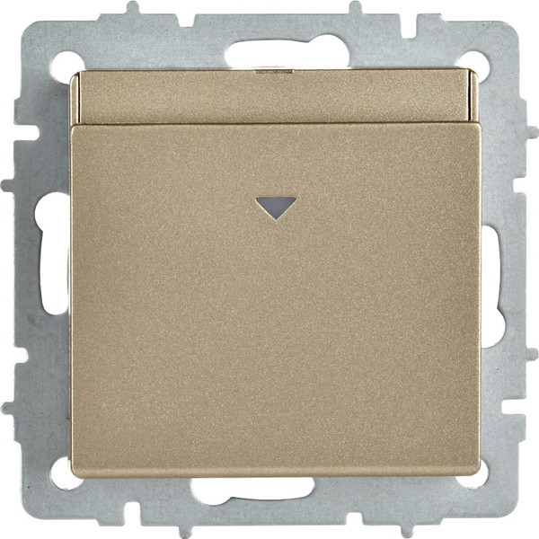 Изображение товара Выключатель IEK Brite BR-V11-0-10-K37 (шампань)