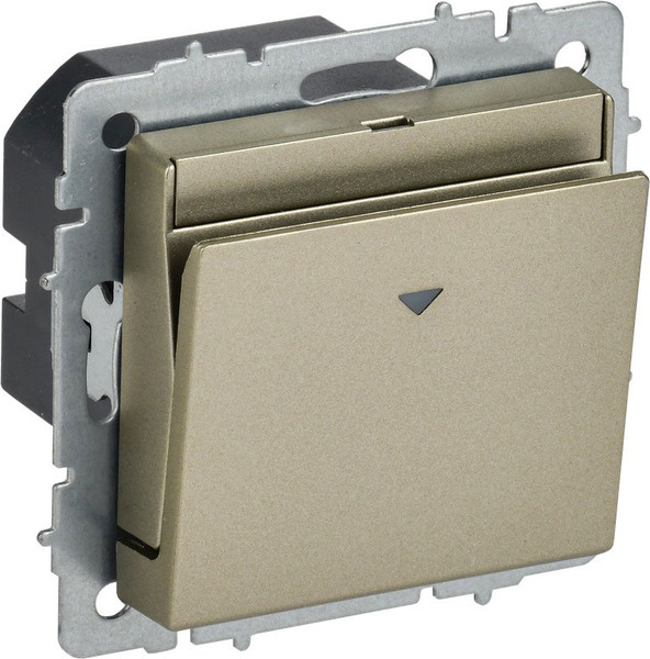 Изображение товара Выключатель IEK Brite BR-V11-0-10-K37 (шампань)