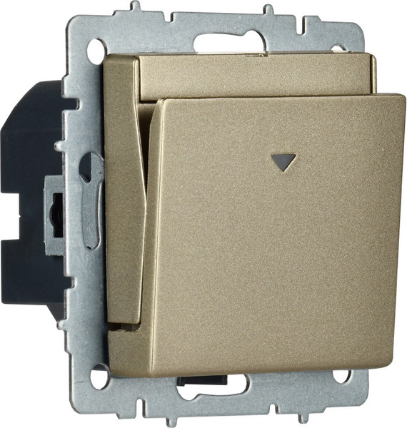 Изображение товара Выключатель IEK Brite BR-V11-0-10-K37 (шампань)