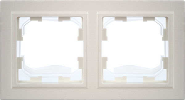 Изображение товара Рамка для выключателей и розеток IEK Brite BR-M22-44-K36 (жемчуг)