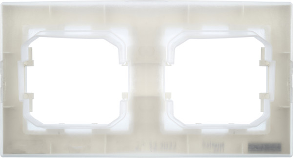 Изображение товара Рамка для выключателей и розеток IEK Brite BR-M22-44-K36 (жемчуг)