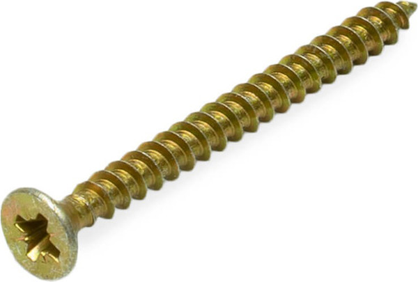 Изображение товара Саморез Аманд Универсальный 4x30 (50шт, желтый цинк)