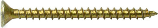 Изображение товара Саморез Аманд Универсальный 3.5x35 (50шт, желтый цинк)