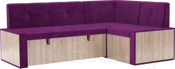 Изображение товара Уголок кухонный мягкий Mebel-Ars Таллин 191x83x121 (фиолетовый)