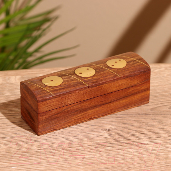 Изображение товара Набор кубиков для настольной игры Sima-Land Кубики / 9931567 (дерево шишам)