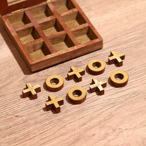 Изображение товара Настольная игра Sima-Land Крестики-нолики / 9916800 (манговое дерево)