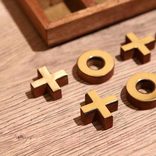 Изображение товара Настольная игра Sima-Land Крестики-нолики / 9916800 (манговое дерево)