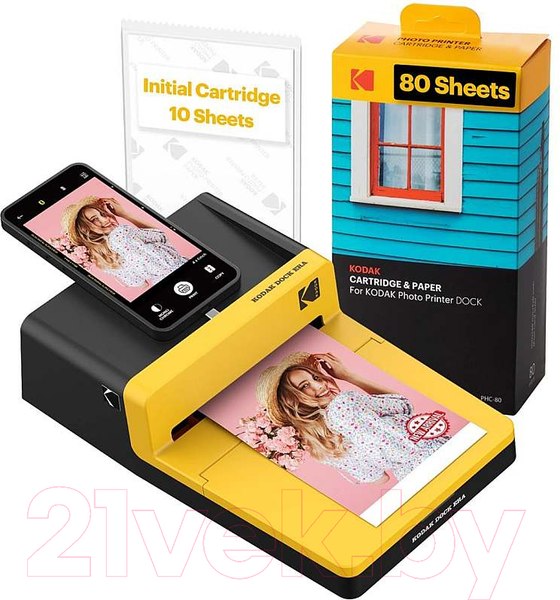 Изображение товара Принтер Kodak D600Y Dock ERA (желтый)