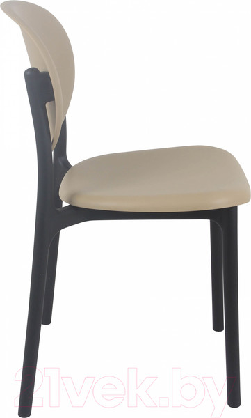 Изображение товара Стул пластиковый Sheffilton SHT-S180 (бежевый/черный)